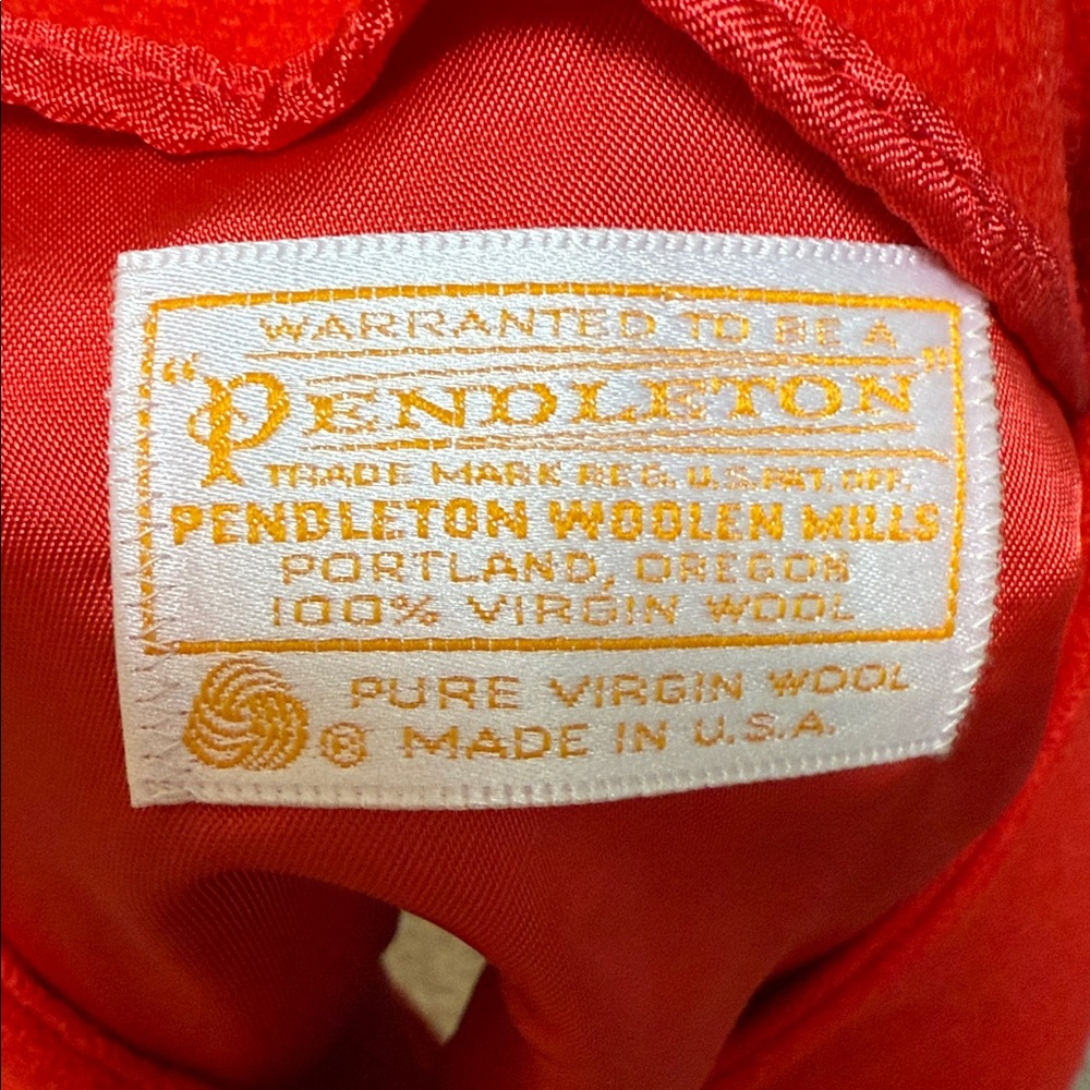 Pendleton Women's Red Blazer-10(see measurements) - Picture 5 of 7